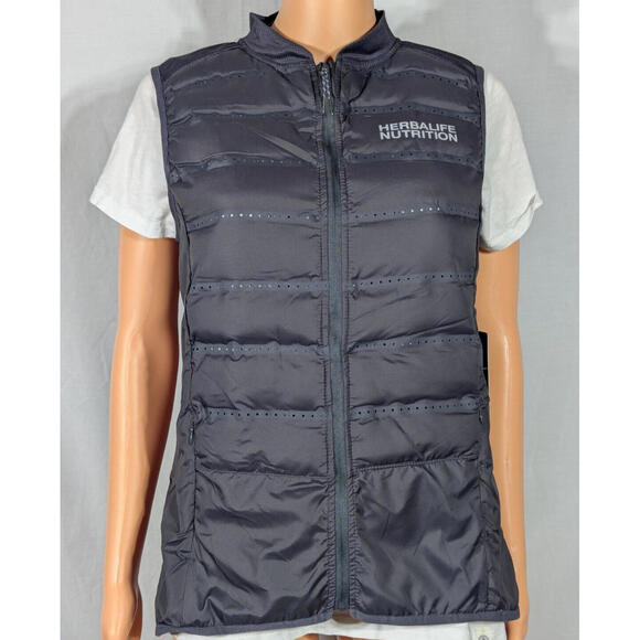 Jackets & Blazers - Puffer Vest ~ Women Size M Black Very, Very Lightweight NEW WITH TAGS Vented